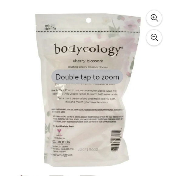 Bodycology Cherry Blossom Bath Fizzies Bath bombs, 8 count . NEW - Picture 4 of 4